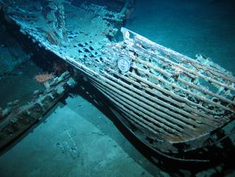 Boat lying across what is believed to be 36-foot motor pinnace